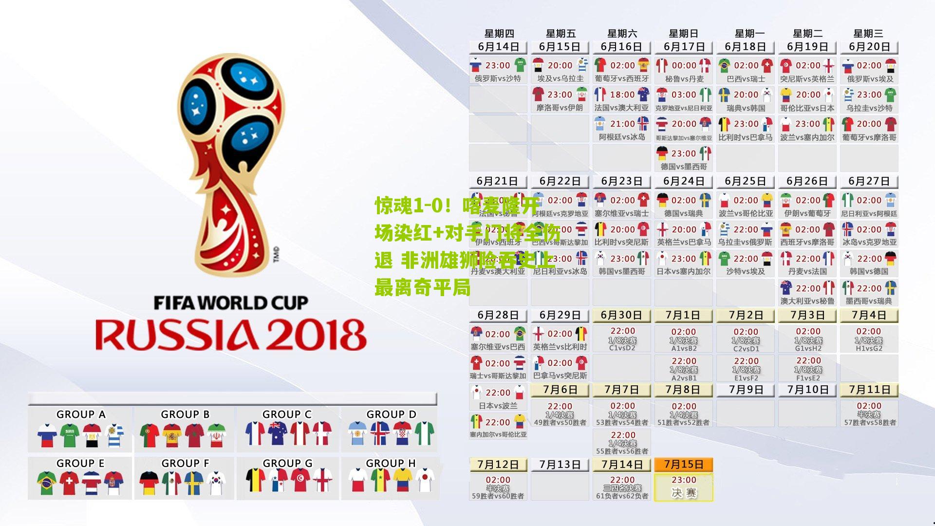 惊魂1-0!喀麦隆开场染红+对手门将全伤退 非洲雄狮险吞史上最离奇平局