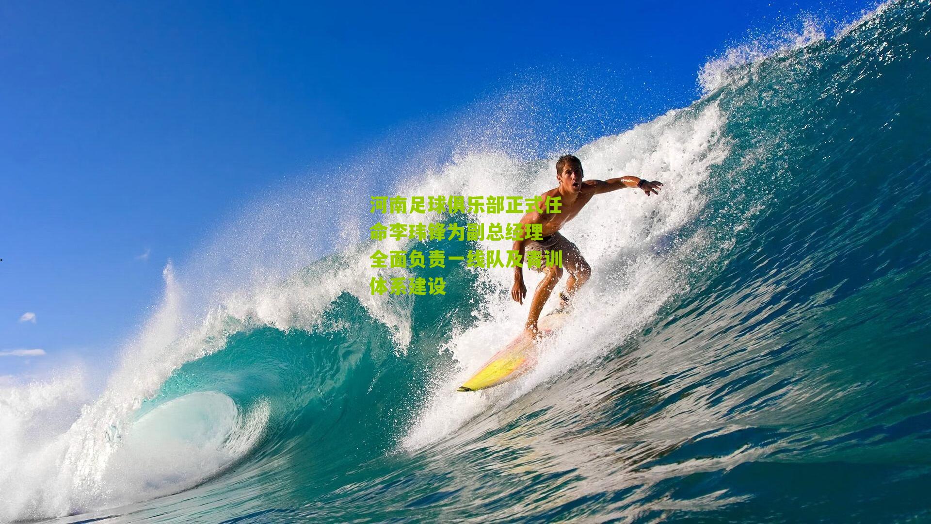 河南足球俱乐部正式任命李玮锋为副总经理 全面负责一线队及青训体系建设